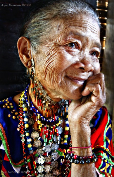 Old bagobo woman by Jojie Alcantara